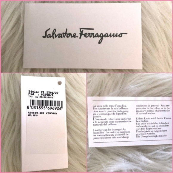 NWT Salvatore Ferragamo Vintage Gancini Pochette - Picture 8 of 8